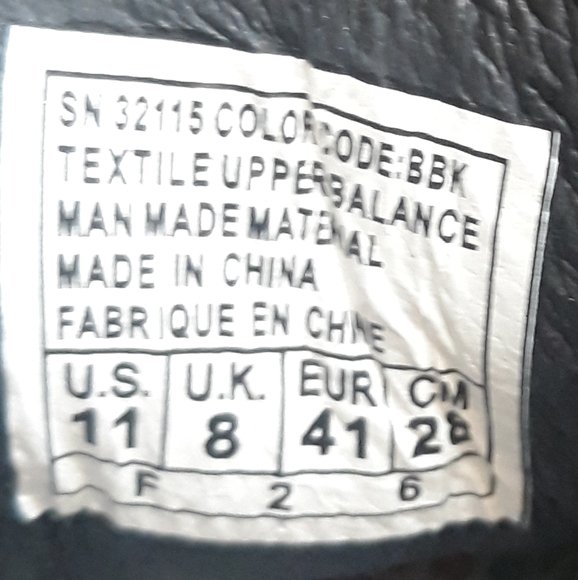 Michelle K Sport Textile Lace Up Sneakers - Size 11 Black/Gray - Picture 4 of 12